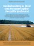 Gipsbehandling av åkrar som en vattenskyddsmetod för jordbruket