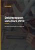 Delårsrapport Jan-mars Real Holding i Sverige AB (publ), org.nr