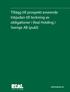 Tillägg till prospekt avseende Inbjudan till teckning av obligationer i Real Holding i Sverige AB (publ)