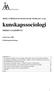 FÖRDJUPAD SOCIOLOGISK TEORI, del 1 (5 sp): kunskapssociologi