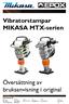 Vibratorstampar MIKASA MTX-serien