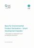 Basis for Environmental Product Declaration Smart Development Sweden