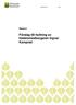 Rapport Förslag till hyllning av hedersmedborgaren Ingvar Kamprad