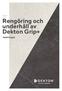 Rengöring och underhåll av Dekton Grip+ Halkfritt golv