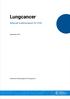 Lungcancer. Nationell kvalitetsrapport för September Nationellt kvalitetsregister för lungcancer