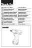 GB Cordless Impact Driver Instruction Manual Tournevis à chocs sans fil Manuel d instructions Akku-Schlagschrauber Betriebsanleitung