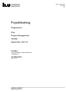 Projektledning. Programkurs 6 hp Project Management TEIO04 Gäller från: 2017 VT. Fastställd av. Fastställandedatum