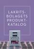 L akrits - b o L ag e ts pro d u k t- k atalo g