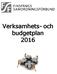 Verksamhets- och budgetplan 2016