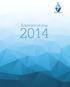 Ålands Vatten Ab Årsredovisning 2014