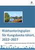 Riskhanteringsplan för Kungsbacka tätort, enligt förordning om översvämningsrisker (SFS 2009:956)