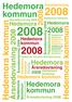 2008 Hedemora. Hedemora kommun. Hedemora kommun. Årsredovisning 2008. 2008Hedemora. Hedemora. kommun. Hedemora. Hedemora. Hedemora kommun.