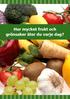 Hur mycket frukt och grönsaker äter du varje dag?