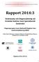 Rapport 2014:3. Smärtanalys och Diagnossättning vid Kroniska Smärtor inom Specialiserad Smärtvård