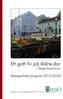 Ett gott liv på äldre dar i Eksjö kommun. Äldrepolitiskt program 2012-2025. Fastställt av kommunfullmäktige 2013-06-19, 130