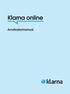 Klarna online. Användarmanual