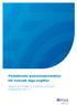 Förbättrade pensionsprodukter till fortsatt låga avgifter. Rapport om resultatet av Anslutning 2014 inom Avtalspension SAF-LO. www.fora.