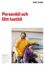 Personbil och lätt lastbil