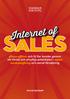 Internet of SALES. Skapa affärer och få fler kunder genom att förstå och utnyttja potentialen i digital marknadsföring och social försäljning