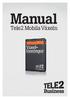 Manual. Tele2 Mobila Växeln. Mobil Växel