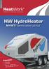 HydroHeater. HW HydroHeater. NYHET! Varmt vatten på hjul. Kapacitet: 0-100 0 C Upp till 6000 liter varmt vannen i timmen