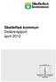 Skellefteå kommun Delårsrapport april 2012