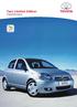 Yaris Limited Edition Produktinformation