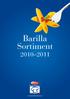Barilla Sortiment 2010 2011
