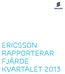 ERICSSON Rapporterar FJÄRDE kvartalet 2013