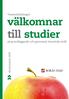 välkomnar till studier