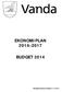 EKONOMIPLAN 2014 2017 BUDGET 2014