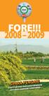 FORE!!! 2008 2009 SPARA PENGAR!