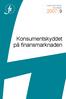 Konsumentskyddet på finansmarknaden