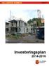 Antagen av KF 2013-09-23. Investeringsplan