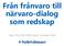 Från frånvaro till närvaro-dialog som redskap. Vasa 10.4 2014 Britt-Helen Tuomela-Holti