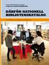 DÄRFÖR NATIONELL BIBLIOTEKSKATALOG