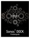 Sonos DOCK. Produktguide
