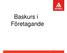 Baskurs i Företagande