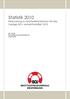 Statistik 2010. Redovisning av brottsofferstatistiken för alla Sveriges BOJ verksamhetsåret 2010