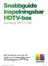 Snabbguide Inspelningsbar HDTV-box Samsung SMT-C7160