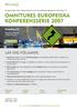 LÄR DIG FÖLJANDE: Använd datan från webbanalyser för att öka affärsframgångarna med Web 2.0 OMNITURES EUROPEISKA KONFERENSSERIE 2007