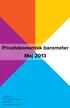 Privatekonomiskbarometer Maj2013