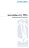 Materialplanering (MPL)