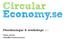 Circular Economy.se. Föreläsningar & workshops 2015. Tobias Jansson tobias@circulareconomy.se