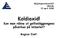 Miljöinspiratörsträff Skövde 10 april 2008. Koldioxid! Kan man räkna ut golfanläggningens påverkan på klimatet? Magnus Enell