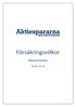 Försäkringsvillkor. Motorfordon 2014-12-15
