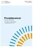 Prostatacancer Nationellt vårdprogram Kortversion för allmänläkare uppdaterad april 2015