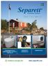 PRODUKTKATALOG 2014. www.separett.com VARMKOMPOST LATRINKOMPOST BARNPRODUKTER FÖRBRÄNNINGSTOALETT URINSEPARERANDE TOALETTER FRYSTOALETT