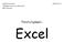 Umeå universitet 2004-01-15 Tillämpad fysik och elektronik Åke Fransson. Första hjälpen i. Excel