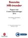 Svenska HR-trender. Rapport från Cranet-undersökningen 2014. Tina Lindeberg och Bo Månson Maj 2015